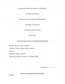 Informe de: Técnicas para calcular la velocidad de corrosión