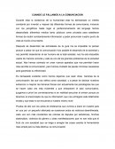 CUANDO LE FALLAMOS A LA COMUNCIACION