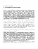 El papel del trabajo en la transformación del mono en hombre