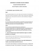 Guía de Preguntas. Líquidos y Electrolitos