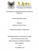 CONOCIMIENTO DE LAS HABILIDADES COMPETENTES EN PAISES EN DESARROLLO