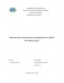 Diseño de intervención basado en el protagonista de la película “El Club de la pelea”