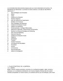 Plan Estratégico de la Empresa