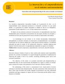 La innovación y el emprendimiento en el entorno socioeconomico