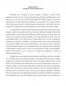 Análisis del texto: La jungla de la teoría administrativa