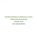 ANÁLISIS CRITICO EMPRESA PERSONAL