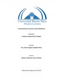 Proyecto Arquitectónico Integral La vivienda en México