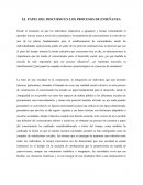 EL PAPEL DEL DISCURSO EN LOS PROCESOS DE ENSEÑANZA