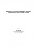 PROPUESTA PARA LA ACTUALIZACION e IMPLEMENTACIÓN DEL SISTEMA DE GESTION DE SEGURIDAD Y SALUD EN EL TRABAJO DE FUMPLAG