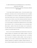 EL AMOR COMO OBJETO DE TRANSFORMACIÓN EN LA VIDA HUMANA