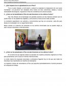 Sociedad y Globalizacion en el Peru