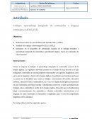 Trabajo: Aprendizaje integrado de contenidos y lenguas extranjeras AICLE/CLIL