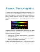 Astrofísica. Espectro Electromagnético