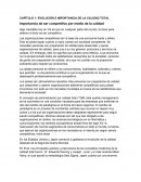 EVOLUCIÓN E IMPORTANCIA DE LA CALIDAD TOTAL