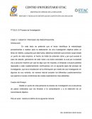 El proceso de investigacion