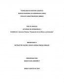 Evidencia 5: Ejercicio: Proyección de la Oferta y la Demanda