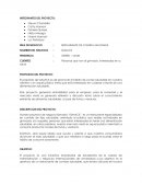 Bases de un acta de constitucion de un proyecto
