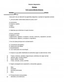 Diagnóstico de Ciencias I: biología