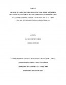 INFORME DE LA ESTRUCTURA ORGANIZACIONAL Y UBICACIÓN ÁREA FINANCIERA DE LA COOPERATIVA DE COMERCIANTES COMERCIACOOP