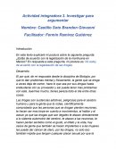 Investigar para argumentar. ¿Estás de acuerdo con la legalización de la marihuana en México?