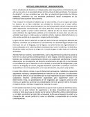 Artículo sobre el derecho y argumentación Jurídica