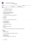 Evaluación Historia y Geografía Terceros Básicos