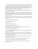 SUSTENTACION FINAL SOBRE LA EVALUACION DEL PROYECTO
