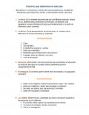 ENSAYO ECONOMIA Factores que determinan el mercado