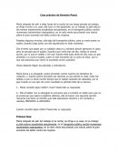 Caso práctico de Derecho Penal