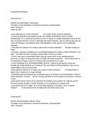 Ejemplo entrevista a profundidad análisis