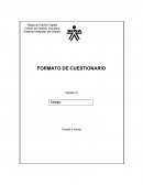 Sistema Integrado de Gestión FORMATO DE CUESTIONARIO