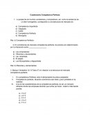 Cuestionario Competencia Perfecta