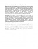 Diferencia entre lider y liderazgo