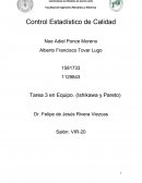 Tarea 3 en Equipo. (Ishikawa y Pareto)