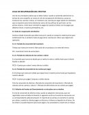 Ciclo de recuperacion de efectivo