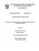 Relación de la alimentación de los estudiantes de media superior y su rendimiento escolar