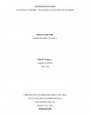 ACTIVIDAD 4: INFORME: ANÁLISIS DE LOS ESTADOS FINANCIEROS