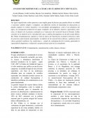 ANÁLISIS FISICOQUÍMICO DE LA CHARCA DE GUARINOCITO Y RÍO VILLETA