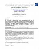 Estandarizacion de acido- base