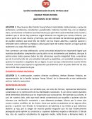 Guion conmemoración fiestas patrias