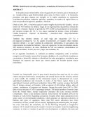 Identificación de redes principales y secundarias del turismo en el Ecuador