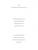 Informe Visita Empresarial Triturados El Chocho & Cia. Ltda