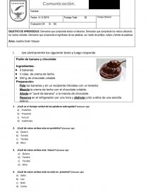 Prueba de sufijos y prefijos. Página 1