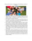 ¿Cómo ayuda el respeto y la tolerancia a la diversidad para erradicar el bullying?