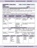 PROPÓSITOS PARA LA EDUCACIÓN PREESCOLAR