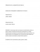 PRINCIPIOS DE LA ADMINISTRACION PUBLICA