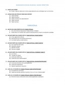 Cuestionario de ciencias. TEJIDO EPITELIAL