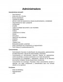 Analisis de PUESTO DE ADMINISTRADOR