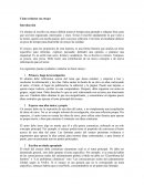 Cómo redactar un ensayo