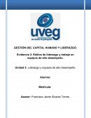 GESTIÓN DEL CAPITAL HUMANO Y LIDERAZGO. Liderazgo y equipos de alto desempeño